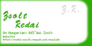 zsolt redai business card